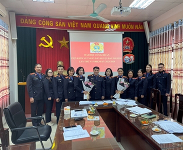 Viện KSND huyện Đan Phượng tổ chức thành công Đại hội Công đoàn lần thứ VI ...