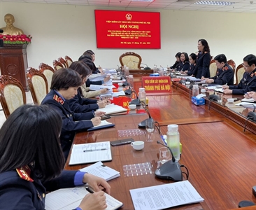 Hội nghị báo cáo Đoàn công tác Công đoàn Viên chức thành phố Hà Nội về nội...