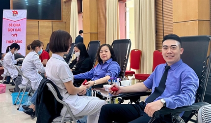 Chi đoàn Viện KSND quận Hoàn Kiếm tham gia hưởng ứng “Ngày hội hiến máu...