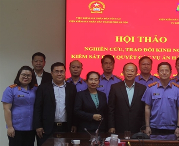 Hội thảo nghiên cứu, trao đổi kinh nghiệm giữa Viện KSND thành phố Hà Nội và...
