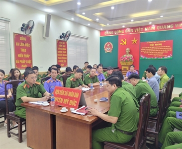 Viện KSND huyện Mỹ Đức tham gia Hội nghị trực tuyến sơ kết 05 năm thực hiện...