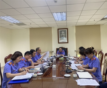 Viện KSND thành phố Hà Nội triển khai tham dự Hội nghị sơ kết của Viện KSND...