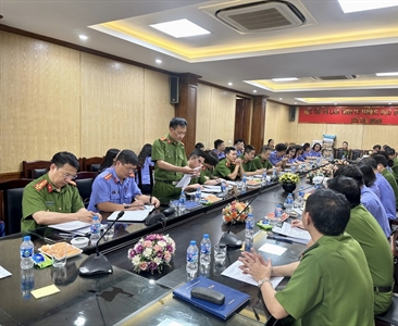 Đoàn kiểm tra liên ngành của Viện KSND và Cơ quan CSĐT Công an thành phố Hà...