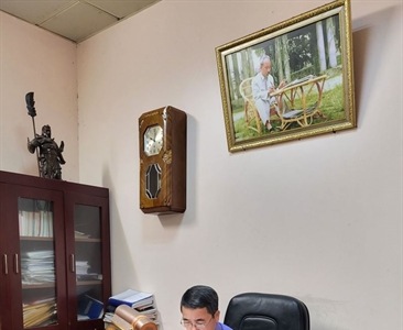 Đồng chí Hà Văn Bắc - Phó Bí thư Chi bộ, Phó Viện trưởng Viện KSND quận Hoàn...