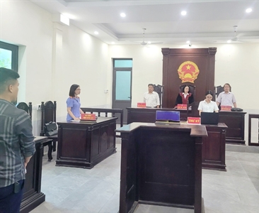 Viện kiểm sát - Tòa án nhân dân huyện Mỹ Đức phối hợp tổ chức phiên tòa dân...