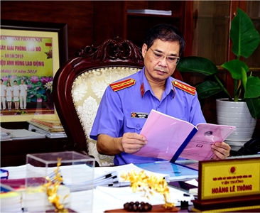 Đồng chí Hoàng Lê Thông – Người Viện trưởng cấp huyện mẫu mực!