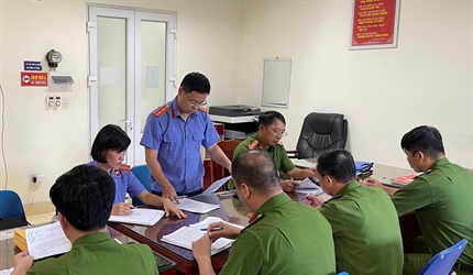 Viện KSND huyện Đan Phượng trực tiếp kiểm sát việc tiếp nhận, giải...