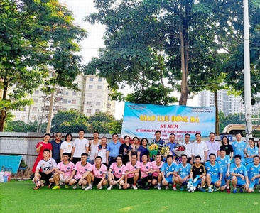 Viện KSND huyện Thanh Trì tổ chức giao lưu bóng đá chào mừng kỷ niệm 63 năm...