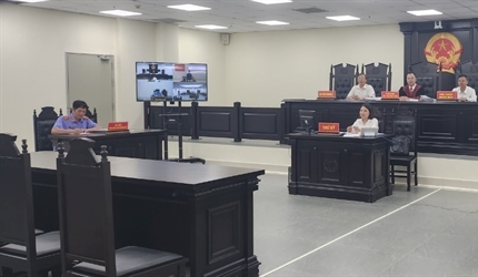 Viện KSND huyện Thạch Thất  phối hợp với Tòa án cùng cấp xét xử trực...