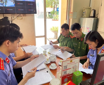 Cơ quan CSĐT Công an huyện chủ trì, phối hợp với Viện KSND huyện Đan Phượng...