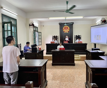 Viện KSND quận Nam Từ Liêm tích cực thực hiện số hóa hồ sơ tại phiên tòa xét...