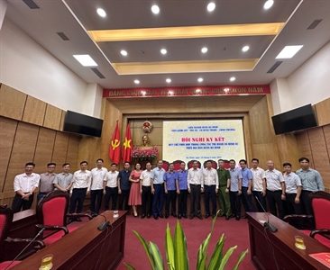 Hội nghị ký kết Quy chế phối hợp trong công tác thi hành án hình sự trên địa...