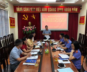 Đoàn giám sát của Quận ủy Đống Đa giám sát công tác lãnh đạo, chỉ đạo và tổ...