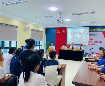 Viện KSND huyện Gia Lâm tổ chức phiên tòa trực tuyến rút kinh nghiệm vụ án...