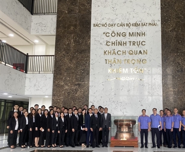 Viện KSND thành phố Hà Nội đón tiếp Đoàn đại biểu Cơ quan Tổng Chưởng lý...