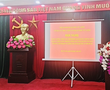 Hội nghị Liên ngành giữa VKS – CQĐT quận Bắc Từ Liêm về tăng cường công tác...