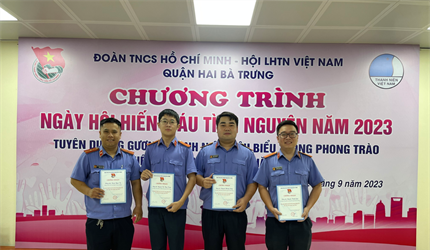 Chi đoàn Viện KSND quận Hai Bà Trưng tham gia hiến máu tình nguyện