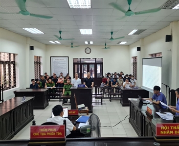 Viện KSND thị xã Sơn Tây phối hợp với Tòa án nhân dân cùng cấp tổ chức phiên...