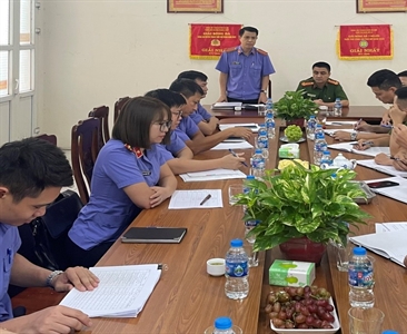 Viện KSND huyện Thạch Thất tiến hành kiểm sát trực tiếp việc giải quyết tin...