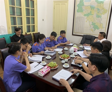 Phòng 1 tiến hành trực tiếp kiểm sát việc tiếp nhận, giải quyết nguồn tin về...