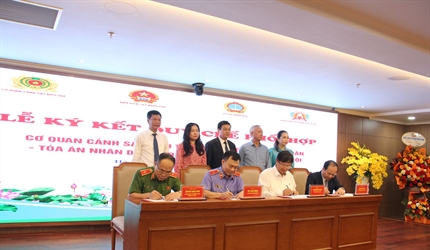 Tăng cường phối hợp giữa Đoàn luật sư thành phố Hà Nội và Cơ quan tiến...