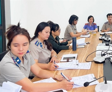 Viện KSND quận Bắc Từ Liêm công bố Kết luận kiểm sát trực tiếp tại Chi cục...