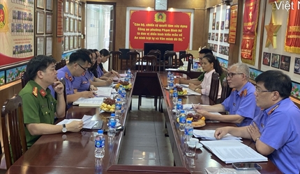 Viện KSND quận Hai Bà Trưng kiểm tra công tác tiếp nhận, xác minh tin...