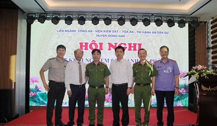 Liên ngành Công an - Viện kiểm sát - Tòa án - Chi cục Thi hành án dân...