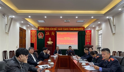 Viện KSND huyện Mê Linh phối hợp với TAND huyện Mê Linh tham dự Hội...