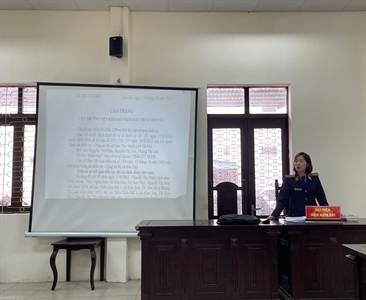 Viện KSND thị xã Sơn Tây tổ chức phiên tòa hình sự rút kinh nghiệm và số hóa...
