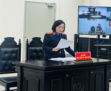 Viện KSND Bắc Từ Liêm phối hợp cùng TAND quận xét xử 06 phiên tòa trực tuyền