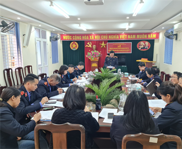 Chi bộ Viện KSND thị xã Sơn Tây tổ chức Hội nghị kiểm điểm tập thể, cá nhân...