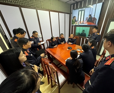 Viện KSND huyện Thanh Trì đưa vào hoạt động Phòng hỏi cung, lấy lời khai ghi...