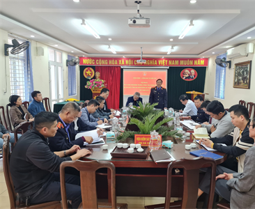 Viện KSND thị xã Sơn Tây tổ chức hội nghị rút kinh nghiệm trong công tác...