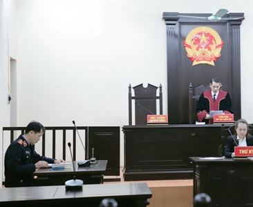 Viện KSND huyện Thường Tín phối hợp với Toà án nhân dân huyện xét xử sơ thẩm...