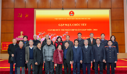 Gặp mặt Cán bộ hưu trí nhân dịp Xuân Giáp Thìn 2024