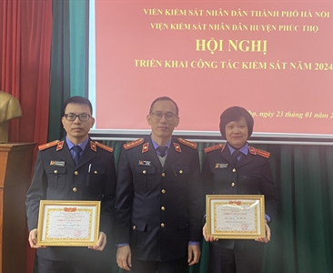 Viện KSND các huyện Phúc Thọ và Mê Linh triển khai công tác năm 2024