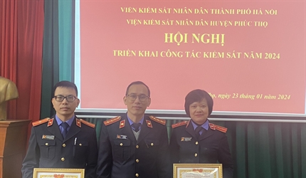 Viện KSND các huyện Phúc Thọ và Mê Linh triển khai công tác năm 2024