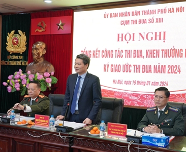 Cụm thi đua số 13 - thành phố Hà Nội tổng kết công tác thi đua, khen thưởng...