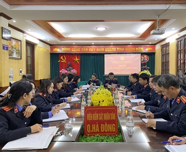 Viện KSND quận Hà Đông tổ chức Hội nghị cán bộ, công chức, người lao động và...