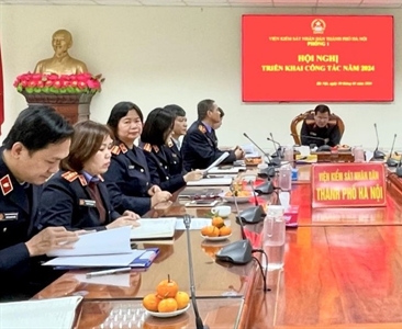 Phòng 1, Phòng 12 – Viện KSND thành phố Hà Nội tổ chức Hội nghị triển khai...