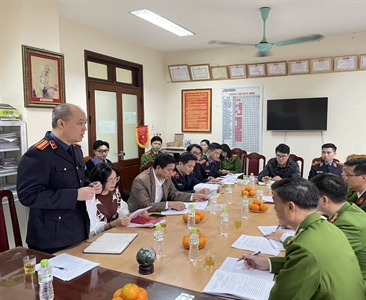 Viện KSND quận Đống Đa kiểm sát trực tiếp tại Nhà tạm giữ Công an quận Đống Đa