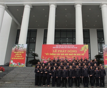 Viện KSND thành phố Hà Nội tổ chức Lễ phát động “Tết trồng cây đời đời nhớ...