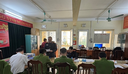 Viện KSND quận Hoàng Mai và huyện Hoài Đức tiến hành kiểm sát trực tiếp...