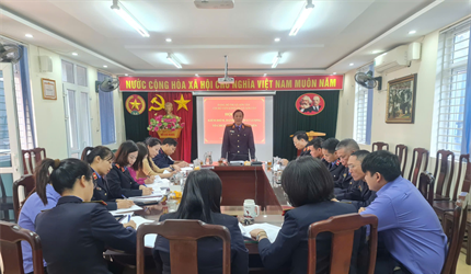 Chi bộ Viện KSND thị xã Sơn Tây tổ chức Hội nghị kiểm điểm tập thể, cá...