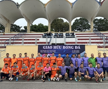 Khối Nội chính quận Hai Bà Trưng giao lưu bóng đá chào mừng kỷ niệm 49 năm...