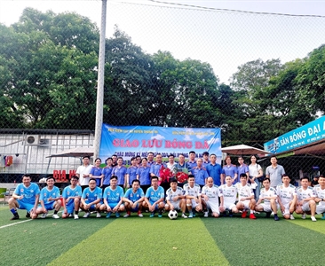 Viện KSND huyện Thanh Trì tổ chức giao lưu bóng đá chào mừng kỷ niệm ngày...