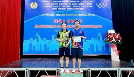 Viện KSND quận Hoàn Kiếm tham gia Giải thể thao CNVCLĐ và lực lượng vũ...