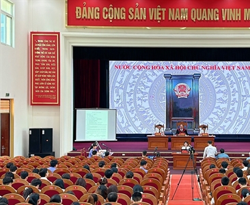 Viện KSND huyện Gia Lâm tổ chức phiên tòa rút kinh nghiệm trực tuyến, lưu...