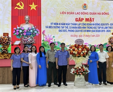 Công đoàn Viện KSND quận Hà Đông đạt thành tích xuất sắc trong phong trào...